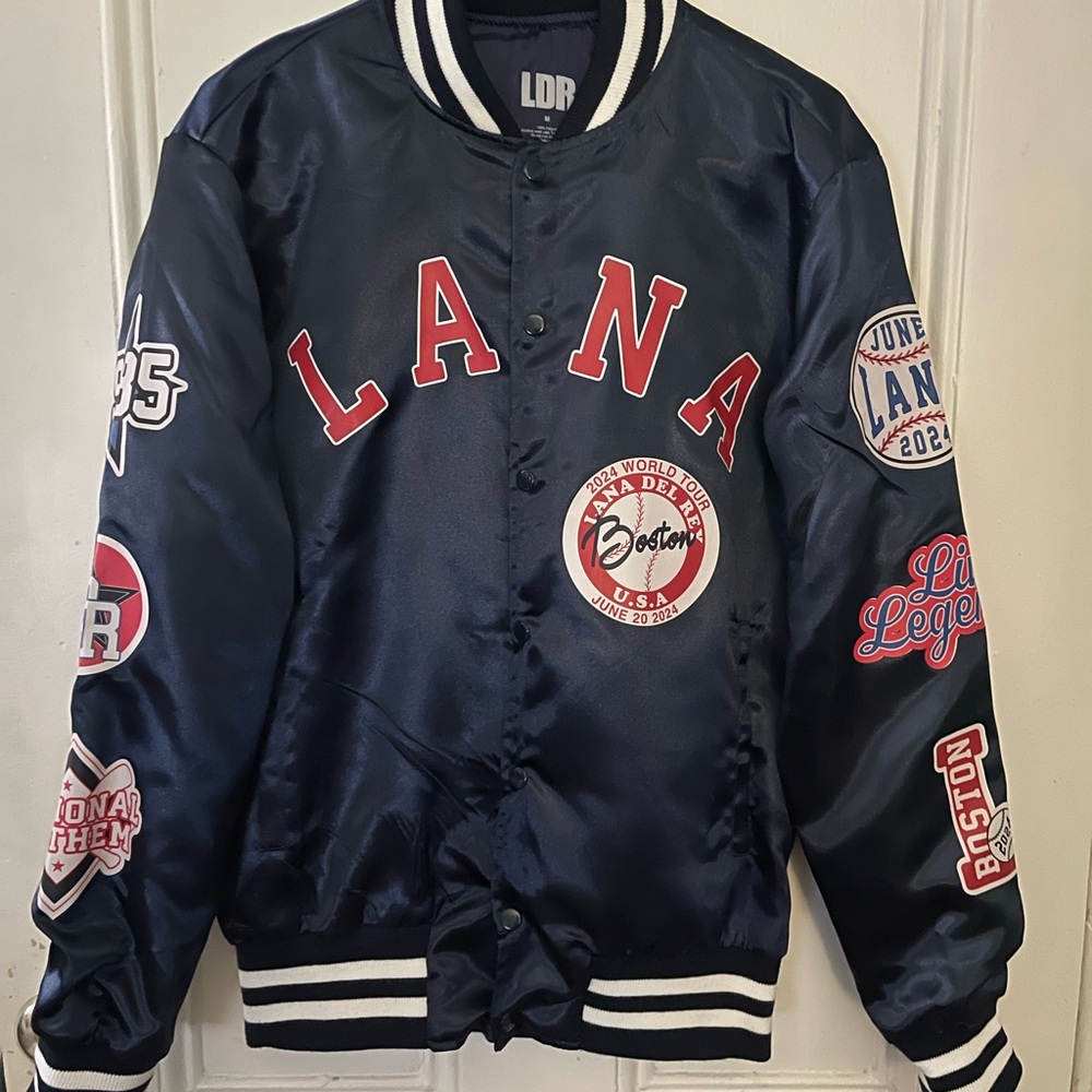 Lana Del Rey 2024 Fenway Show Varsity Bomber Jacket